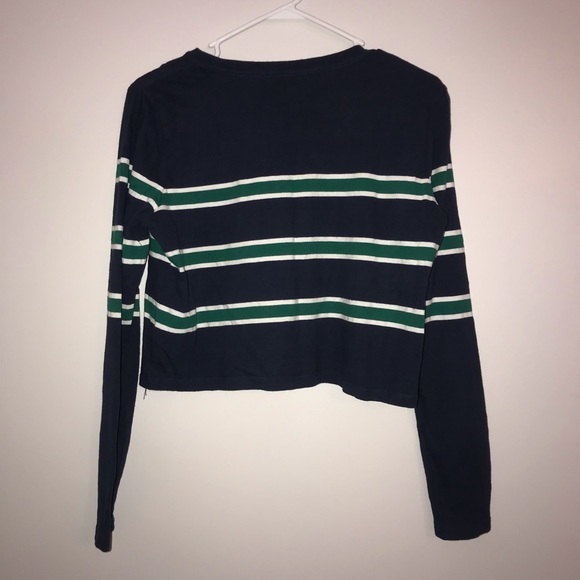 Pacsun - Stripped Cropped Longsleeve - Picture 2 of 3